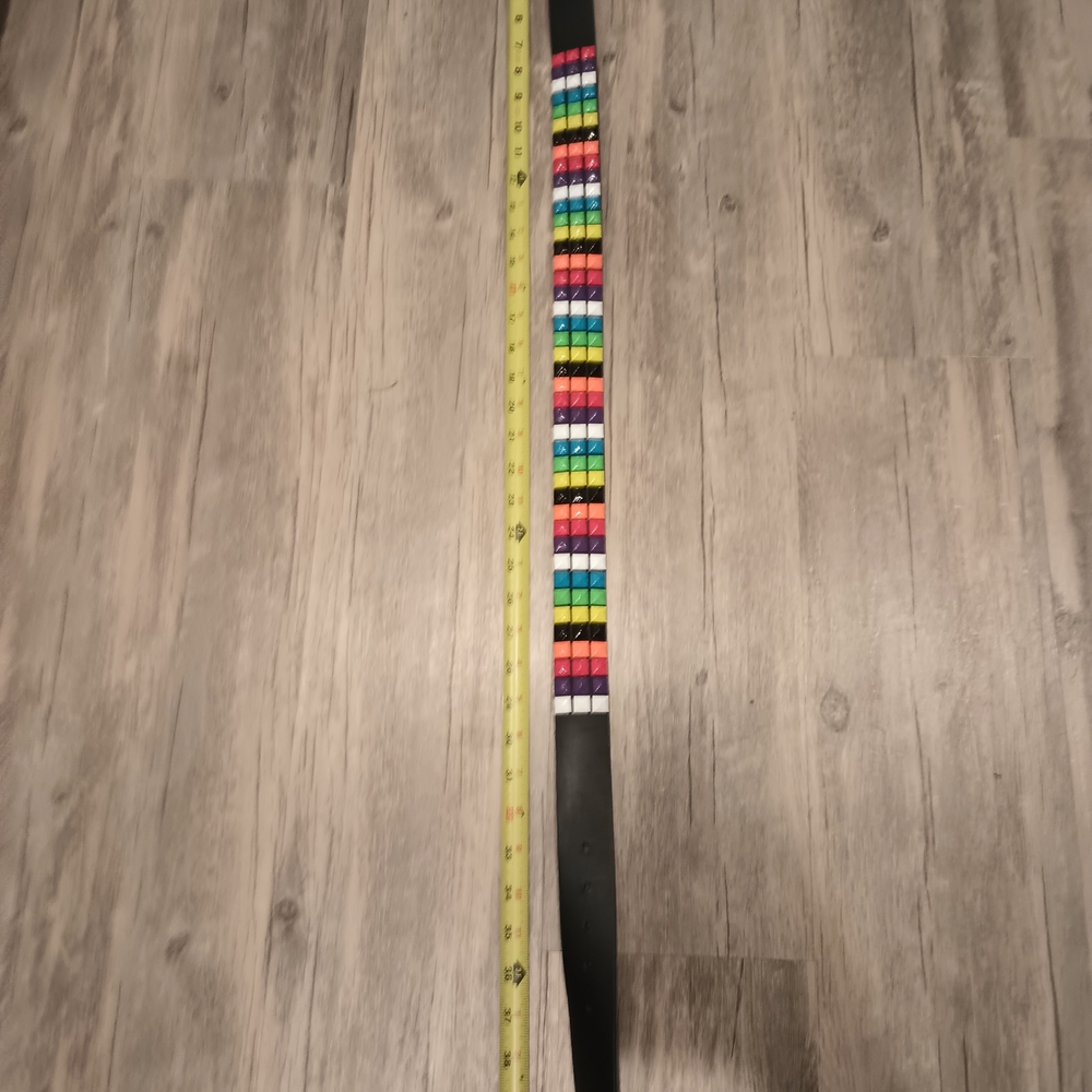 Colorful Beaded Belt Size 34